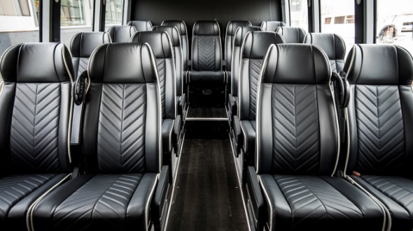 20 passenger minibus inside cedar rapids