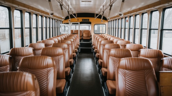 cedar rapids school bus rental inside